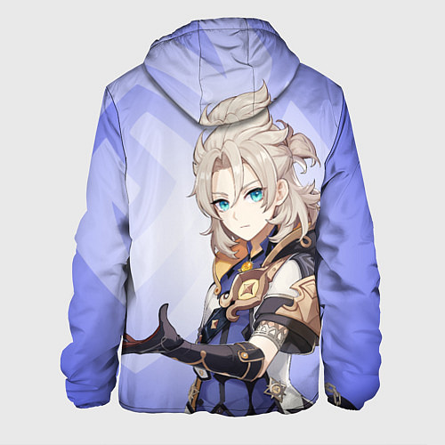 Мужская куртка GENSHIN IMPACT, АЛЬБЕДО / 3D-Белый – фото 2