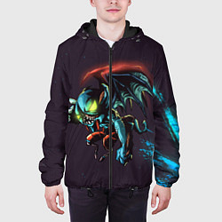 Куртка с капюшоном мужская Найт сталкер Dota 2, цвет: 3D-черный — фото 2