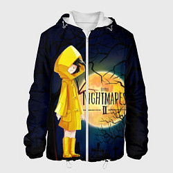 Куртка с капюшоном мужская Little Nightmares 2, цвет: 3D-белый