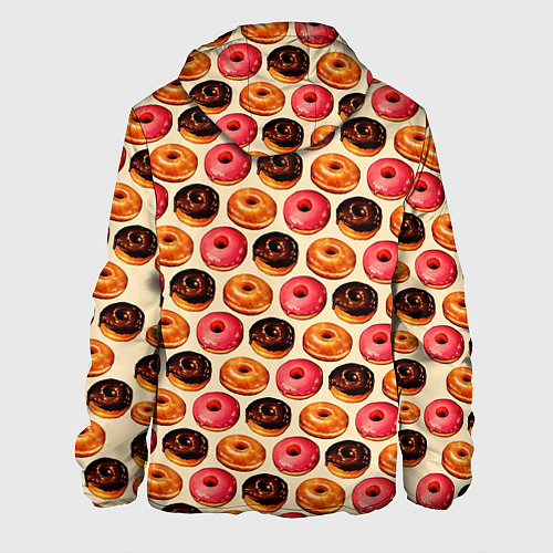 Мужская куртка Пончики / 3D-Белый – фото 2