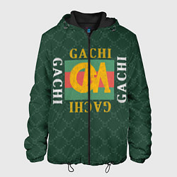 Куртка с капюшоном мужская GACHI GUCCI, цвет: 3D-черный