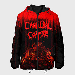 Куртка с капюшоном мужская CANNIBAL CORPSE, цвет: 3D-черный