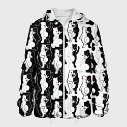 Куртка с капюшоном мужская MONOKUMA МОНОКУМА ПАТТЕРН, цвет: 3D-белый