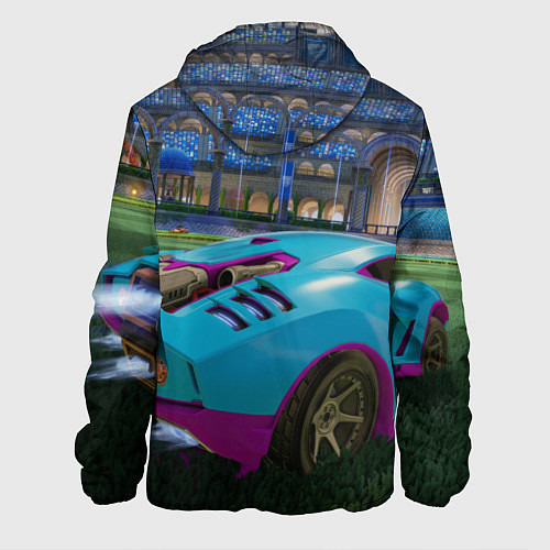 Мужская куртка Rocket League / 3D-Белый – фото 2