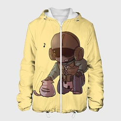 Куртка с капюшоном мужская J?ger Rainbow Six Art 01, цвет: 3D-белый