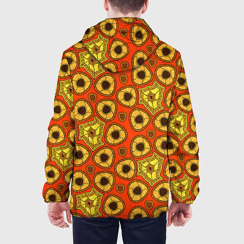 Мужская куртка Древний африканский узор / 3D-Черный – фото 4