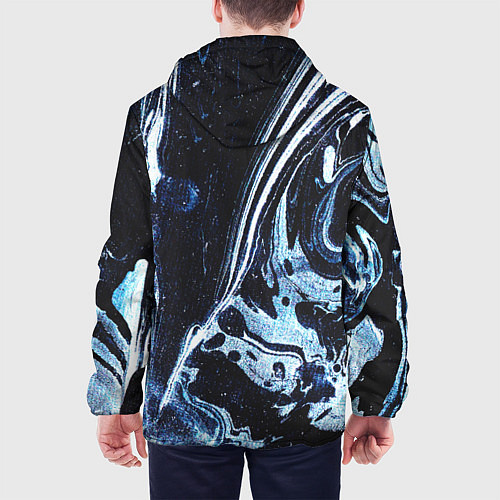 Мужская куртка Текстура / 3D-Черный – фото 4