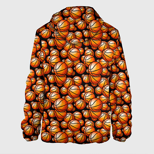 Мужская куртка Баскетбольные Мячи / 3D-Белый – фото 2