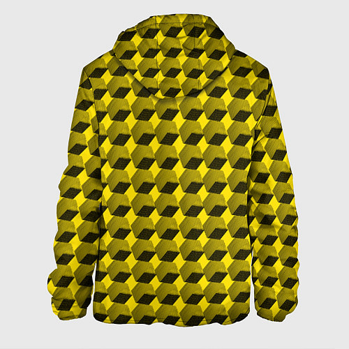 Мужская куртка 3D kube узор / 3D-Белый – фото 2