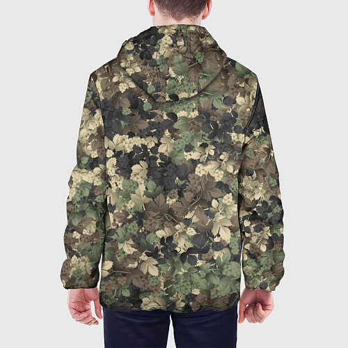 Мужская куртка Хмельной камуфляж / 3D-Черный – фото 4