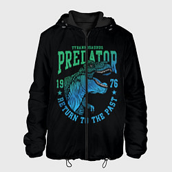 Куртка с капюшоном мужская Dino predator, цвет: 3D-черный