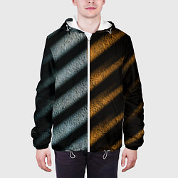 Куртка с капюшоном мужская SHADOW, цвет: 3D-белый — фото 2