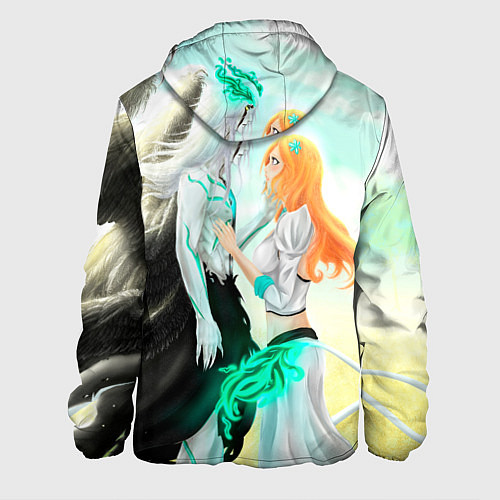 Мужская куртка Bleach Grimmjow and Orihime / 3D-Черный – фото 2