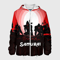 Куртка с капюшоном мужская CYBERPUNK SAMURAI 2077, цвет: 3D-белый