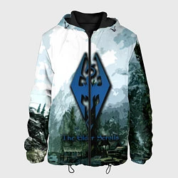 Куртка с капюшоном мужская The Elder Scrolls Довакин, цвет: 3D-черный