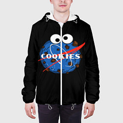 Куртка с капюшоном мужская Cookies, цвет: 3D-белый — фото 2