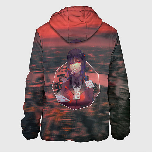 Мужская куртка Kakegurui Yumeko Jabami art / 3D-Белый – фото 2