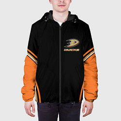 Куртка с капюшоном мужская Ducks, цвет: 3D-черный — фото 2