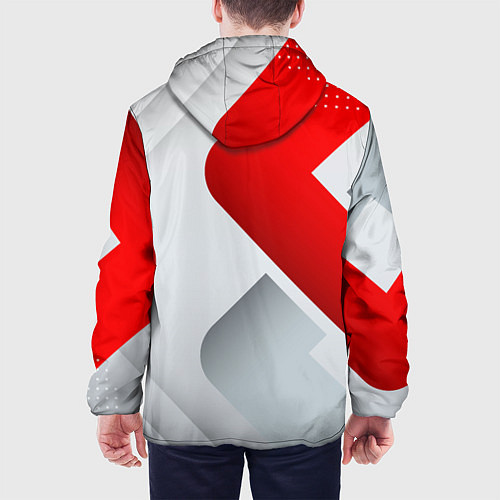 Мужская куртка 3D SPORT STYLE RED WHITE / 3D-Черный – фото 4