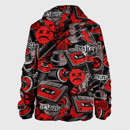 Мужская куртка Hip hop Urban style / 3D-Белый – фото 2