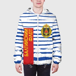Куртка с капюшоном мужская БАЛТИЙСКИЙ ФЛОТ ВМФ ТЕЛЬНЯШКА, цвет: 3D-белый — фото 2