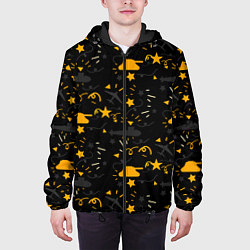 Куртка с капюшоном мужская День победы, цвет: 3D-черный — фото 2