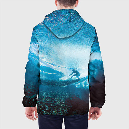 Мужская куртка Под водой / 3D-Черный – фото 4