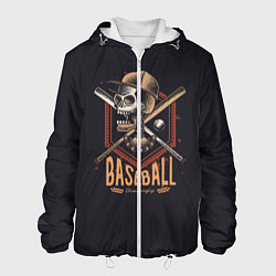 Куртка с капюшоном мужская BASEBALL, цвет: 3D-белый