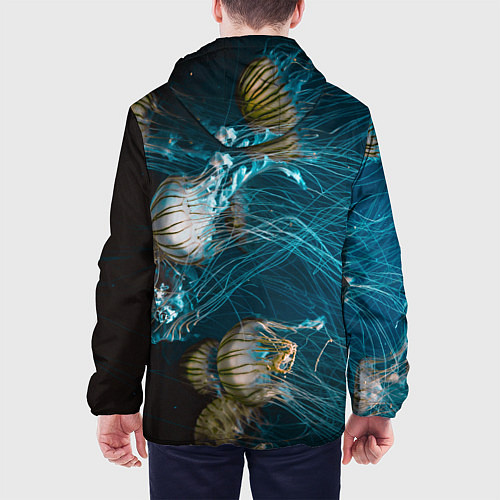 Мужская куртка Медузы / 3D-Черный – фото 4