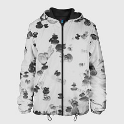 Куртка с капюшоном мужская Медузы, цвет: 3D-черный