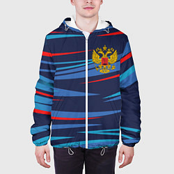 Куртка с капюшоном мужская РОССИЯ RUSSIA UNIFORM, цвет: 3D-белый — фото 2