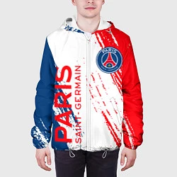 Куртка с капюшоном мужская ФК ПСЖ FC PSG PARIS SG, цвет: 3D-белый — фото 2