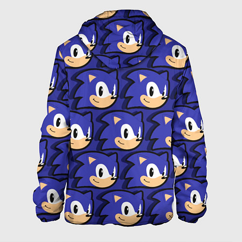 Мужская куртка Sonic pattern / 3D-Белый – фото 2