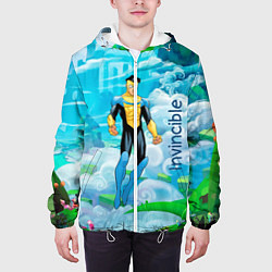 Куртка с капюшоном мужская Неуязвимый Invincible, цвет: 3D-белый — фото 2