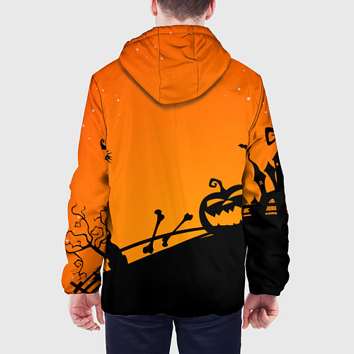 Мужская куртка Хэллоуин / 3D-Черный – фото 4