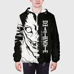Куртка с капюшоном мужская Персонаж Рюк Death Note, цвет: 3D-белый — фото 2