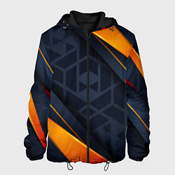 Куртка с капюшоном мужская BLACK ORANGE, цвет: 3D-черный