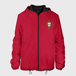 Куртка с капюшоном мужская Portugal home, цвет: 3D-черный