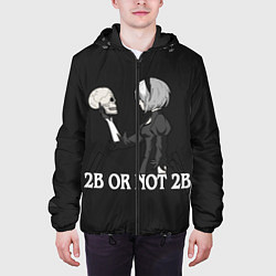Куртка с капюшоном мужская 2B OR NOT 2B, цвет: 3D-черный — фото 2