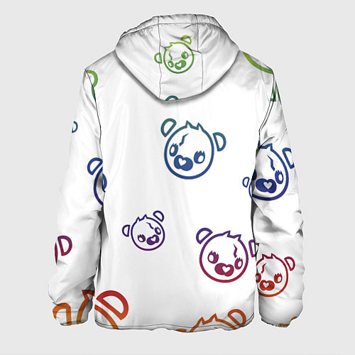 Мужская куртка White Colorful Bear / 3D-Белый – фото 2