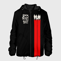 Куртка с капюшоном мужская Lock, Stock and Two Smoking Barrels, цвет: 3D-черный