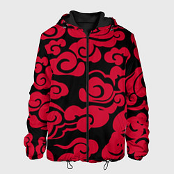 Куртка с капюшоном мужская Красное облако, цвет: 3D-черный