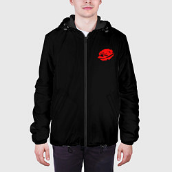 Куртка с капюшоном мужская Крестный отец - Роза, цвет: 3D-черный — фото 2