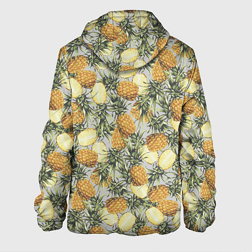 Мужская куртка Ананасы / 3D-Белый – фото 2