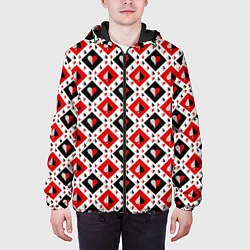Куртка с капюшоном мужская Карточный Катала, цвет: 3D-черный — фото 2