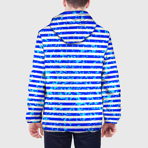 Мужская куртка Тельняшка со значком ВДВ / 3D-Черный – фото 4