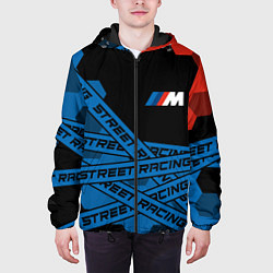 Куртка с капюшоном мужская BMW - Racing Tapes, цвет: 3D-черный — фото 2
