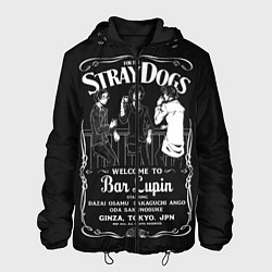 Куртка с капюшоном мужская Бродячие псы Дазай ОСаму, цвет: 3D-черный