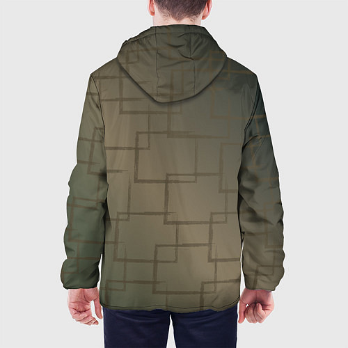 Мужская куртка Амели Малина / 3D-Черный – фото 4