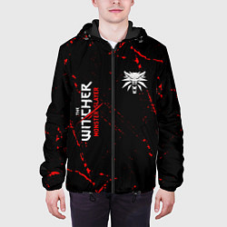Куртка с капюшоном мужская The Witcher Monster Slayer - Grunge, цвет: 3D-черный — фото 2